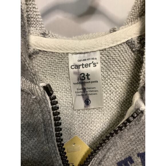 Carters 3T Kids Sweatshirt Jacket - Picture 3 of 3